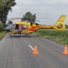 Poważny wypadek pod Głubczycami. Zderzyły się cztery samochody, sześć osób rannych