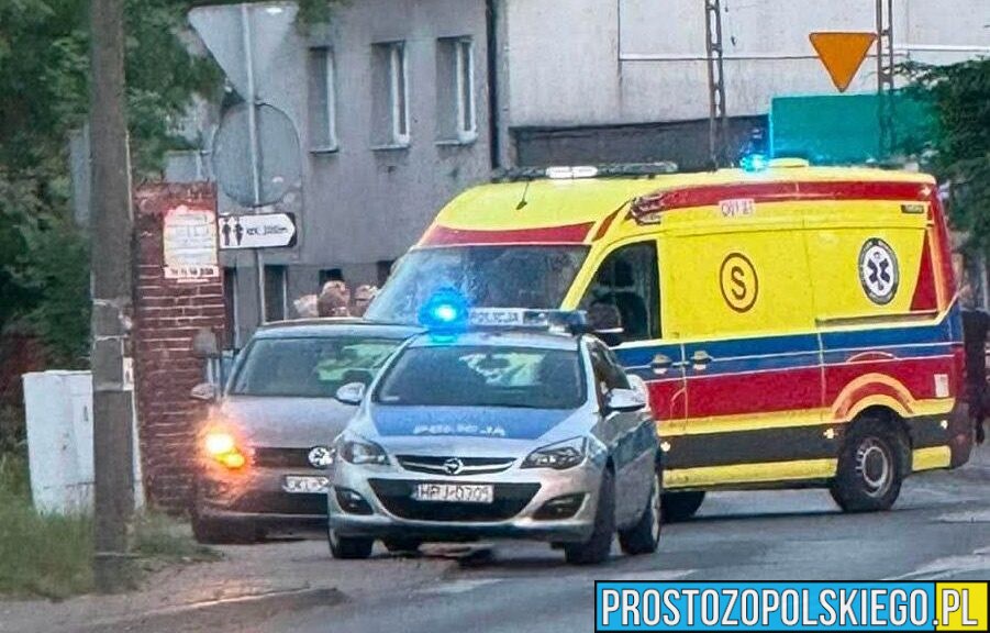 Kluczborski policjant po służbie uratował kobietę, która wpadła do potoku