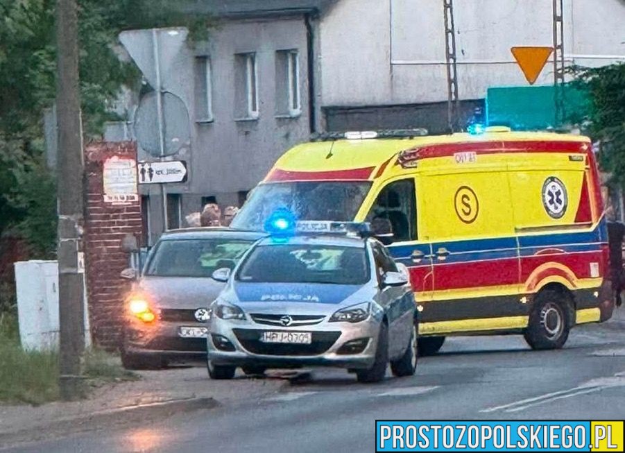 Kluczborski policjant po służbie uratował kobietę, która wpadła do potoku