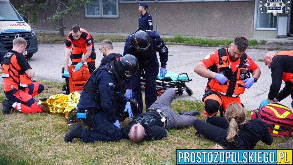Zakładnicy, aktywny strzelec i zagrożenie chemiczne. Służby ćwiczyły podczas „PERUN 2026” w Opolu