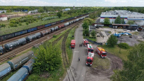 Poważne zdarzenie na torach w Kędzierzynie-Koźlu. Wyciek metanolu z cysterny kolejowej