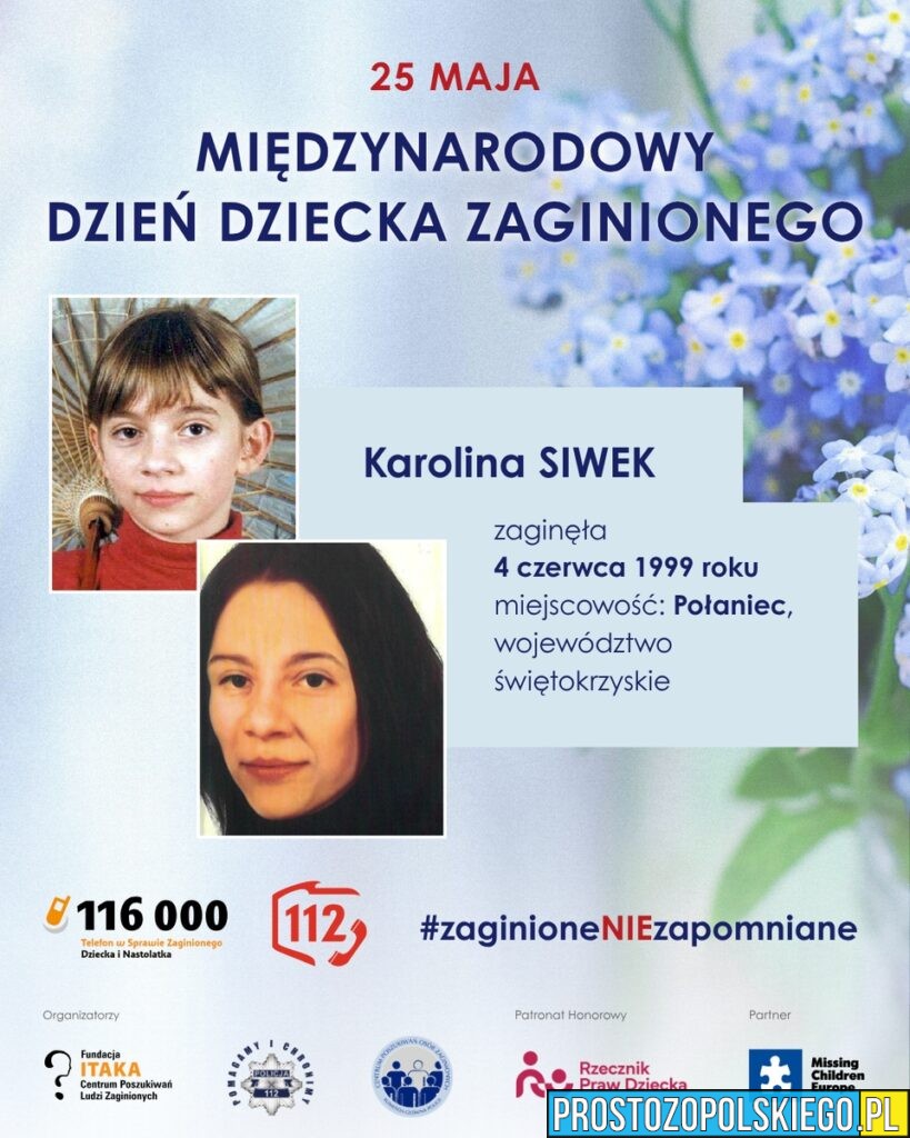 #zaginioneNIEzapomniane. Policja przypomina sprawę zaginięcia 14-letniej Karoliny Siwek