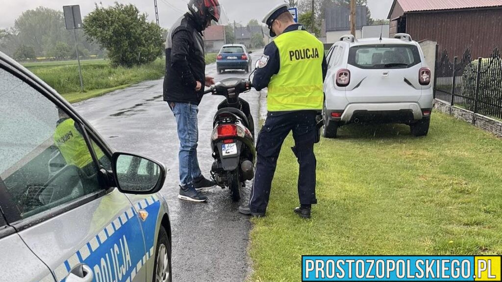„Bezpieczny Motocyklista” w powiecie kędzierzyńsko-kozielskim. Policjanci kontrolują motocyklistów
