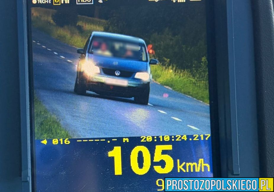 20-latka pędziła 105 km/h przez wieś. Straciła prawo jazdy i dostała 1500 zł mandatu