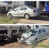 Wypadek na przejeździe kolejowym. Samochód wjechał pod pociąg pasażerski