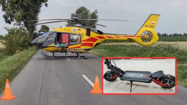 Licznik zatrzymał się na blisko 80 km/h. 48-latek nie przeżył wypadku na hulajnodze elektrycznej