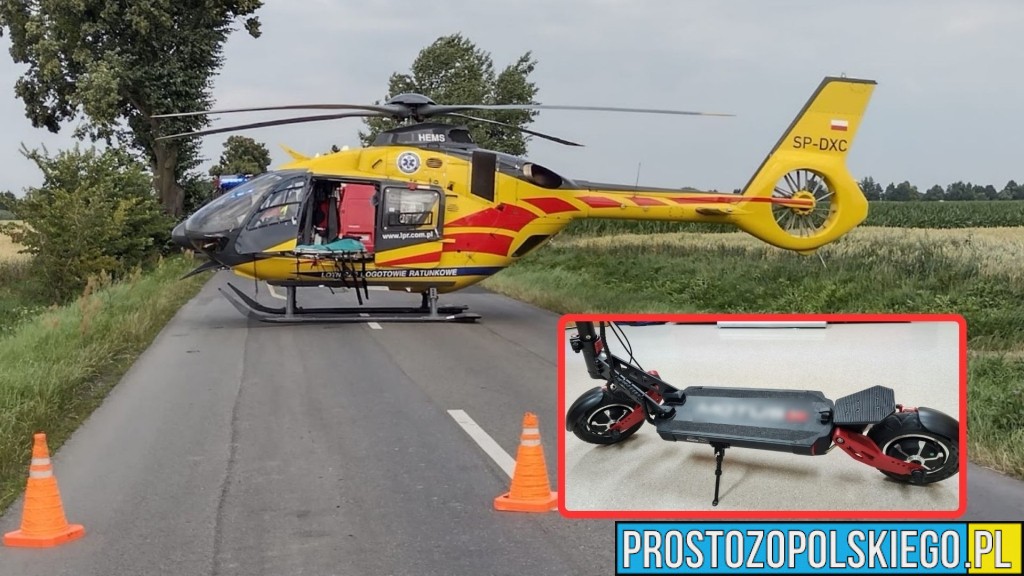 Licznik zatrzymał się na blisko 80 km/h. 48-latek nie przeżył wypadku na hulajnodze elektrycznej