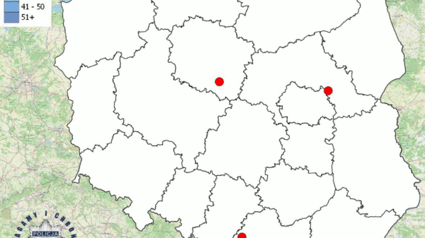 Policja uruchomiła mapę śmiertelnych wypadków drogowych. Trwa akcja „Wypadki drogowe ze skutkiem śmiertelnym – Wakacje 2026”