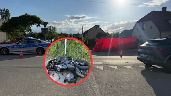 Motocyklista zderzył się z osobówką w Opolu. 18-latek trafił do szpitala