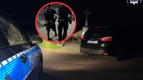 Dwóch pijanych kierowców zatrzymanych w powiecie kędzierzyńsko-kozielskim. Jeden rozbił auto o przydrożny krzyż