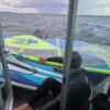 Policyjna pomoc na Jeziorze Turawskim. Windsurfer miał problemy na wodzie