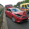 Wypadek na Autostradzie A4 na 250. kilometrze drogi w kierunku Katowic. Jedna osoba trafiła do szpitala