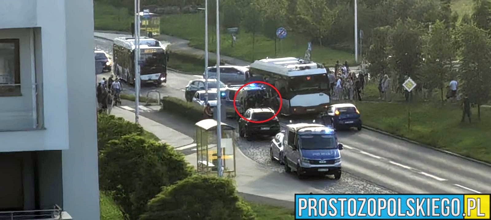 Policyjny pościg ulicami Opola. 57-latek nie zatrzymał się do kontroli (WIDEO)