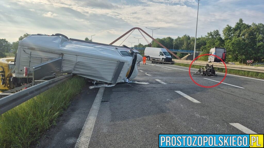 Śmiertelny wypadek na A4. Nie żyje 29-letni pracownik obsługi autostrady
