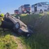 Audi dachowało na trasie Niemodlin–Nysa. Policja ustala, kto prowadził pojazd