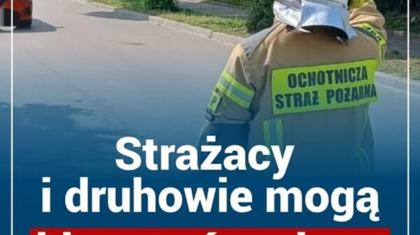 Nowe uprawnienia strażaków i druhów OSP. Kierowcy muszą stosować się do ich poleceń