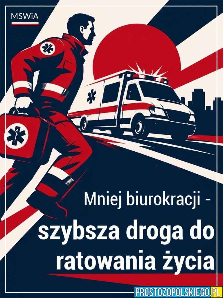 Duże ułatwienie dla&nbsp;służb ratunkowych. Łatwiej będzie uzyskać zgodę na&nbsp;jazdę „na sygnale”