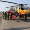 Rowerzystka ciężko ranna po zderzeniu z samochodem. Na miejsce wezwano śmigłowiec LPR