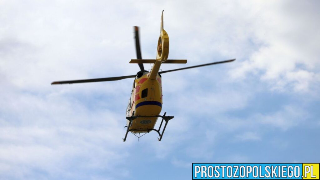 LPR lądował w Karłowicach. Poszkodowany został 12-letni chłopiec
