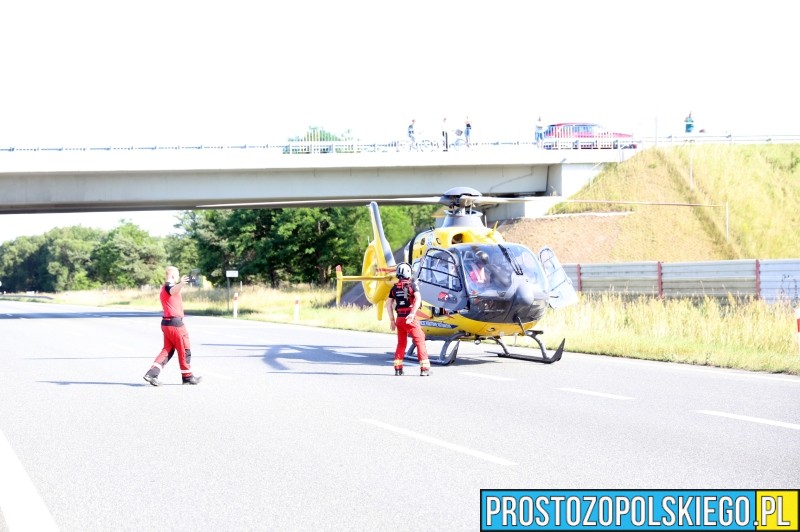wypadek na autostradzie, autostrada A4 wypadek, utrudznienia w ruchu na a4, a4 zablokowana, autostrada A4 Prószków zablokowana, wypadek pod opolem, aktualności,
