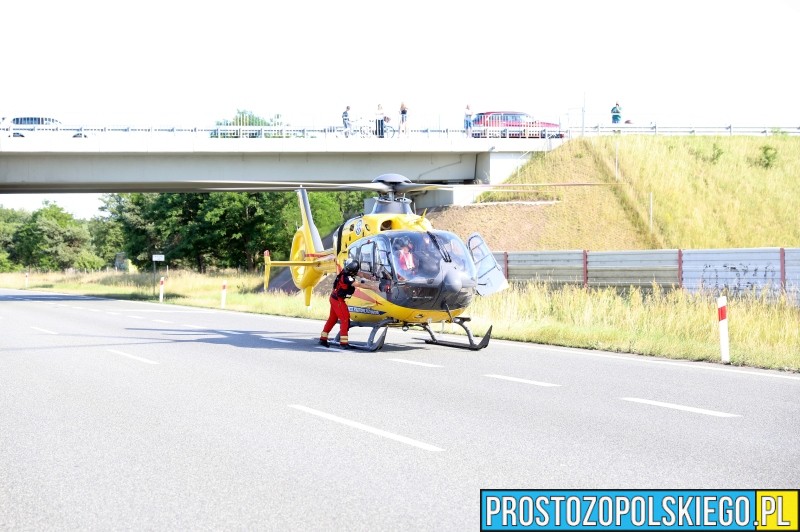 wypadek na autostradzie, autostrada A4 wypadek, utrudznienia w ruchu na a4, a4 zablokowana, autostrada A4 Prószków zablokowana, wypadek pod opolem, aktualności,