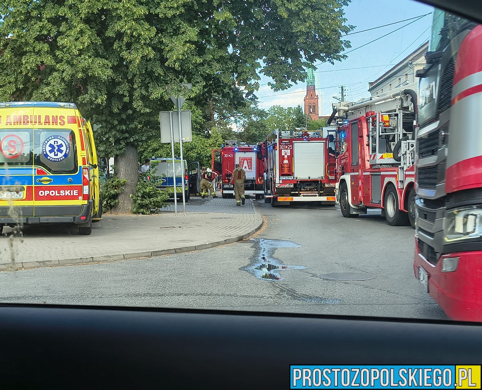 Dramat w Opolu. 39-latka oblana łatwopalną substancją i podpalona