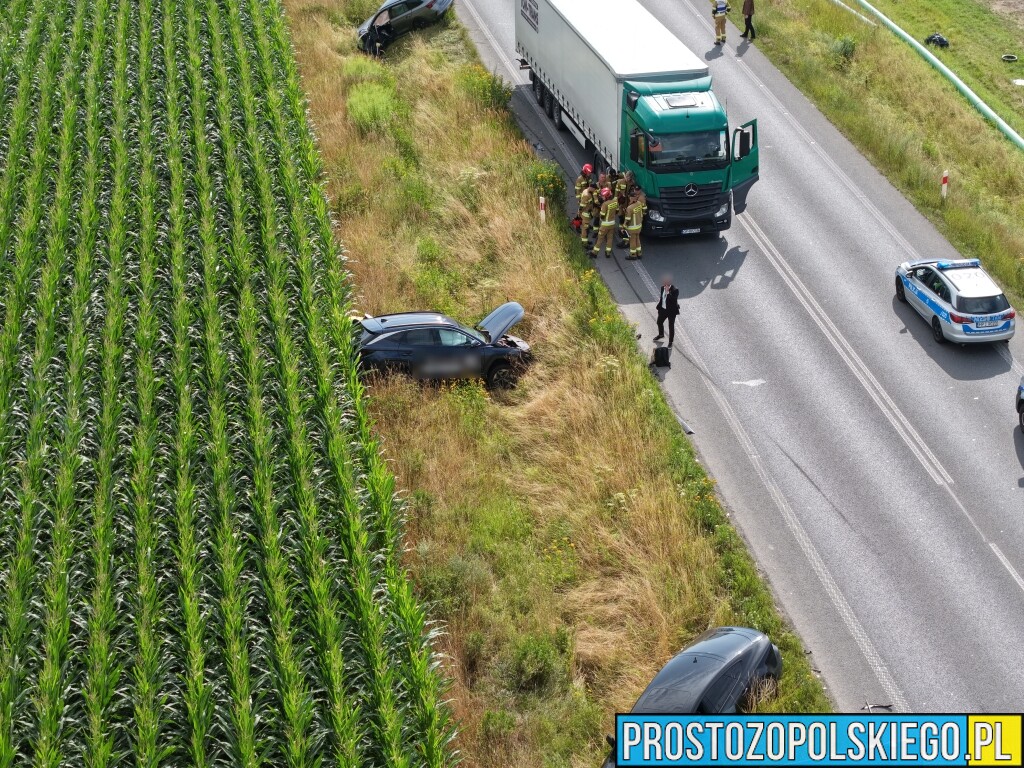 wypadk na bwodnicy opola, sprawca wypadku agresywny, sprawa wypadku skuty przez policje, sprawca wypadku pobił ratowników, wypadek w opolu, sprawca skuty przez policję,