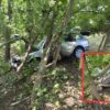Wypadek na DK45 w Zawadzie. Audi uderzyło w drzewa, kierowca trafił do szpitala