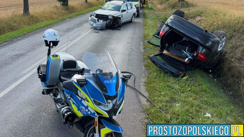 Zderzenie na trasie Nysa – Rusocin. 43-latek prowadził po alkoholu