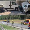 Karambol na autostradzie A4 pod Opolem. Trzy osoby ranne, jedna przetransportowana śmigłowcem LPR