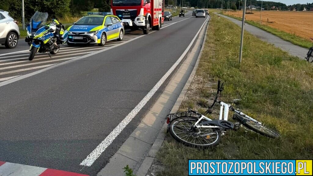 Potrącenie 11-letniej dziewczynki na przejściu dla pieszych w Namysłowie. Dziecko trafiło do szpitala