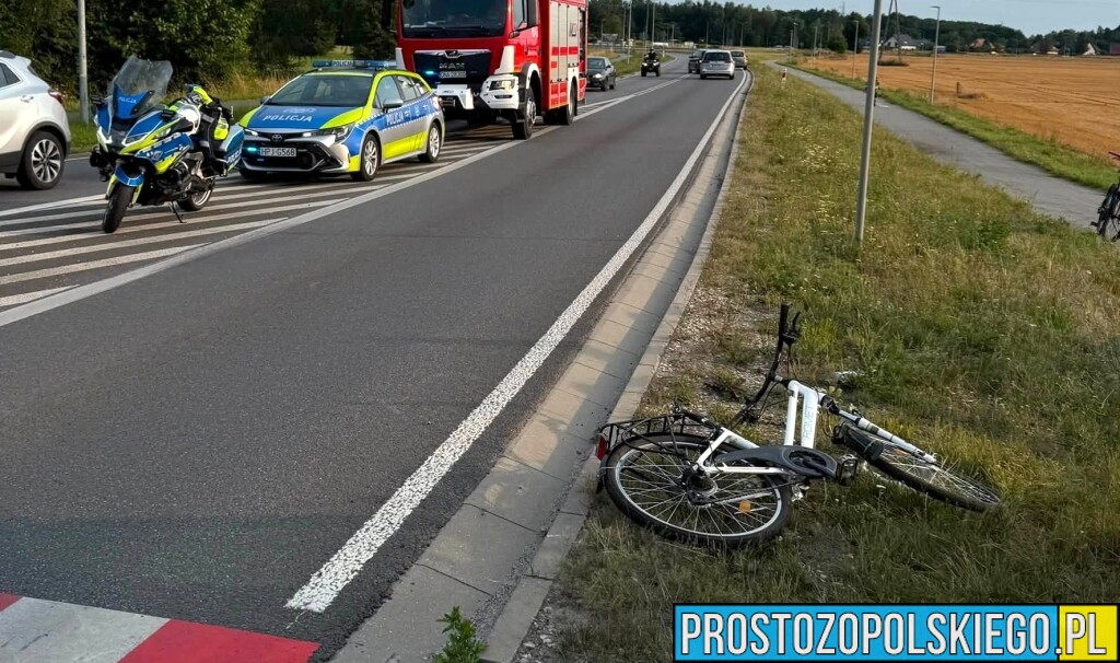 Potrącenie 11-letniej dziewczynki na przejściu dla pieszych w Namysłowie. Dziecko trafiło do szpitala