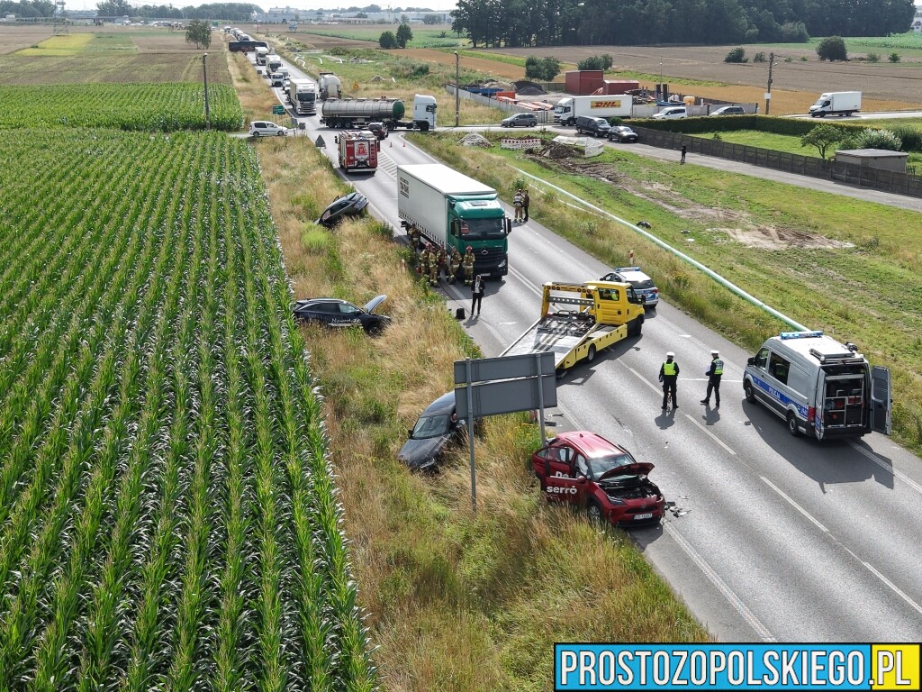 wypadk na bwodnicy opola, sprawca wypadku agresywny, sprawa wypadku skuty przez policje, sprawca wypadku pobił ratowników, wypadek w opolu, sprawca skuty przez policję,
