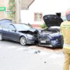 Wypadek na skrzyżowaniu w Komprachcicach. Zderzyły się dwa samochody