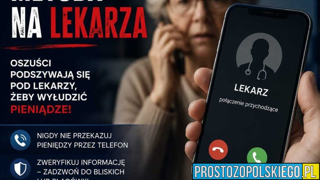 Oszuści wyłudzili od 87-letniej mieszkanki gminy Nysa 60 tysięcy złotych. Podszyli się pod lekarza