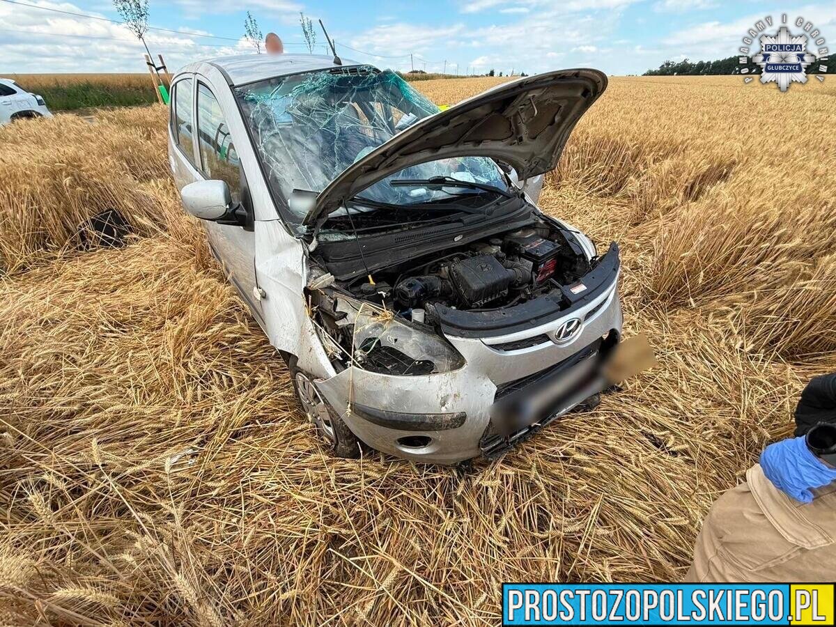 Blisko 3 promile i jazda zakończona na polu. 74-latek stanie przed sądem