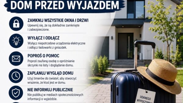 Wyjeżdżasz na urlop? Policja przypomina, jak zabezpieczyć dom przed włamaniem