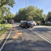 Zderzenie dwóch samochodów na DK11 w Bąkowie. Jedna osoba trafiła do szpitala