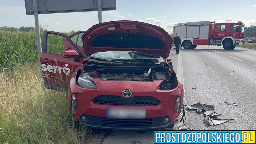 wypadk na bwodnicy opola, sprawca wypadku agresywny, sprawa wypadku skuty przez policje, sprawca wypadku pobił ratowników, wypadek w opolu, sprawca skuty przez policję,
