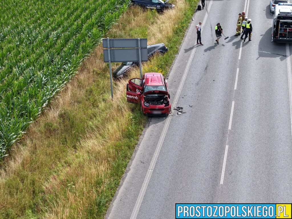 wypadk na bwodnicy opola, sprawca wypadku agresywny, sprawa wypadku skuty przez policje, sprawca wypadku pobił ratowników, wypadek w opolu, sprawca skuty przez policję,