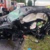 Poważny wypadek na DW416 w Suchej Psinie. Sześć osób trafiło do szpitali