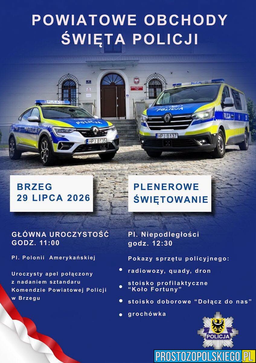 W środę, 29 lipca, odbędą się powiatowe obchody Święta Policji. Tegoroczna uroczystość będzie miała szczególny charakter, ponieważ jednym z jej najważniejszych punktów będzie uroczyste nadanie sztandaru Komendzie Powiatowej Policji w Brzegu.
Podczas uroczystego apelu funkcjonariusze otrzymają również rozkazy o mianowaniu na wyższe stopnie policyjne. To wyjątkowy moment dla policjantów, którzy swoją codzienną służbą i zaangażowaniem przyczyniają się do zapewnienia bezpieczeństwa mieszkańcom powiatu brzeskiego.
Nadanie sztandaru to ważne wydarzenie w historii każdej jednostki Policji. Symbol ten łączy funkcjonariuszy, nawiązuje do tradycji oraz podkreśla znaczenie służby na rzecz lokalnej społeczności. Sztandar będzie towarzyszył najważniejszym uroczystościom państwowym, patriotycznym oraz wydarzeniom związanym z działalnością brzeskiej komendy.
Organizatorzy przygotowali również atrakcje dla mieszkańców. Podczas wydarzenia będzie można zobaczyć policyjny sprzęt, porozmawiać z funkcjonariuszami oraz wziąć udział w specjalnym „kole fortuny” z zagadkami dla dzieci i młodzieży.
Policjanci zapraszają mieszkańców regionu do wspólnego udziału w obchodach i uczczenia tego wyjątkowego dnia. Będzie to także okazja, aby bliżej poznać pracę funkcjonariuszy oraz zobaczyć, jak wygląda ich codzienna służba.
Źródło: Komenda Powiatowa Policji w Brzegu.