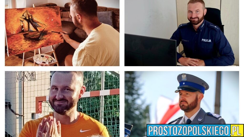 Policjant z pasją. Dzielnicowy z gminy Rudniki inspiruje nie tylko w służbie