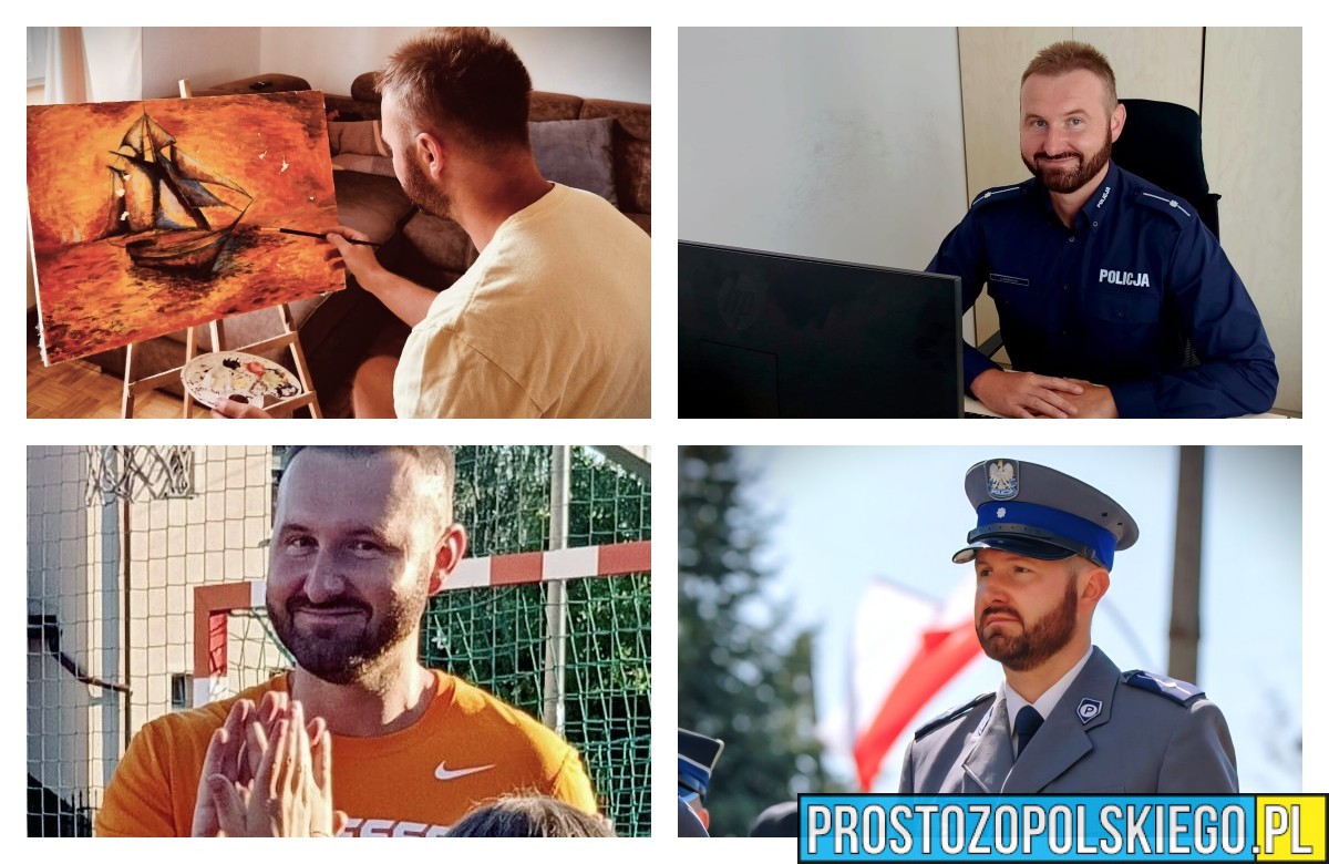 Policjant z pasją. Dzielnicowy z gminy Rudniki inspiruje nie tylko w służbie