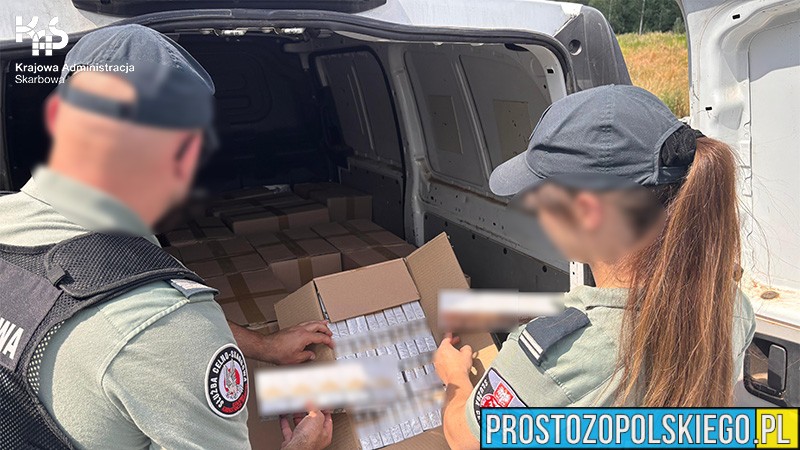 Opolska KAS przejęła 200 tysięcy nielegalnych papierosów. Straty dla budżetu mogły przekroczyć 348 tys. zł