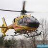Poważny wypadek na DW416 w Suchej Psinie. Na miejscu lądowały dwa śmigłowce LPR