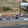 Zderzenie ciężarówki z Jeepem na A4. Jedna osoba trafiła do szpitala