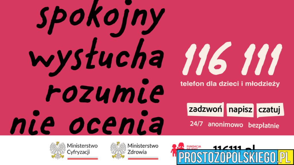 „Jest ktoś taki jak 116 111”. Rusza kampania skierowana do dzieci i młodzieży