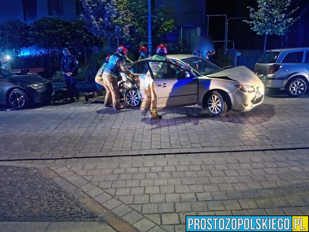 poszukiwany kierowca bmw, kierowca odjechał, staranował auta, 