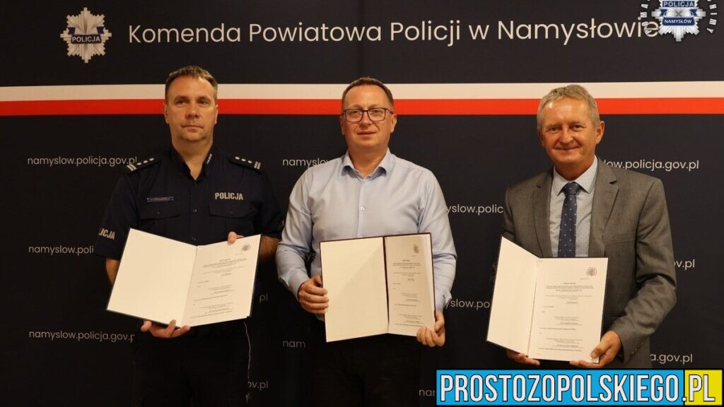 W Namysłowie powstanie klasa mundurowa o profilu policyjnym. Podpisano ważne porozumienie